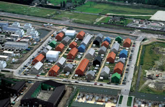 Viviendas Monopoly en Hageneiland, La Haya. MVRDV, 2001